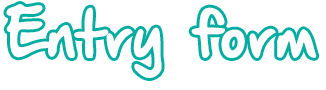 エントリーフォーム