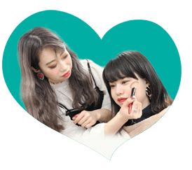 プロの技術で華麗に変身